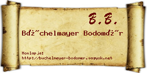 Büchelmayer Bodomér névjegykártya